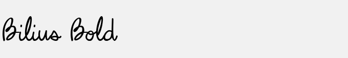 Bilius Bold