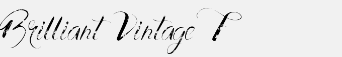 Brilliant Vintage F