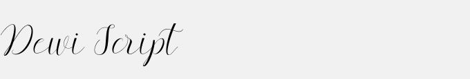 Dewi Script