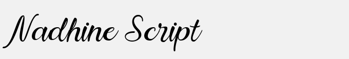 Nadhine Script