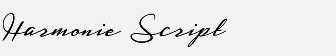 Harmonie Script