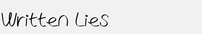 Written Lies