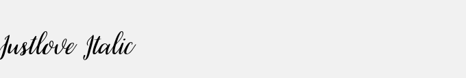 Justlove Italic