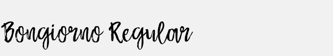 Bongiorno Regular