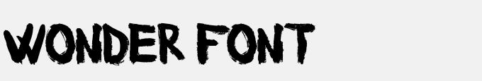 Wonder Font
