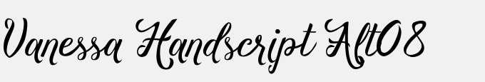 Vanessa Handscript Alt08