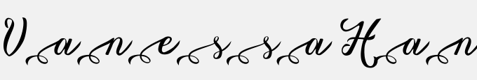 Vanessa Handscript Alt02