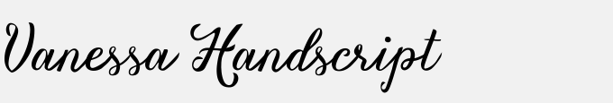 Vanessa Handscript