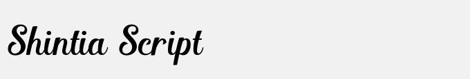 Shintia Script