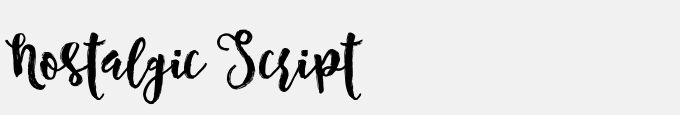 Nostalgic Script