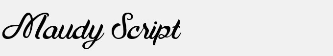 Maudy Script
