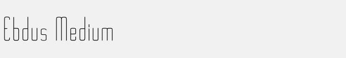 Ebdus Medium