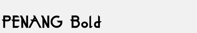 PENANG Bold