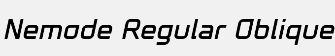Nemode Regular Oblique
