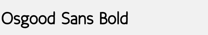 Osgood Sans Bold