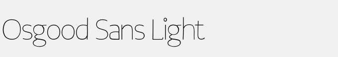Osgood Sans Light