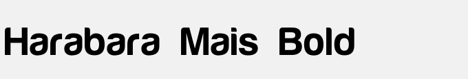 Harabara Mais Bold