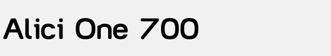 Alici One 700