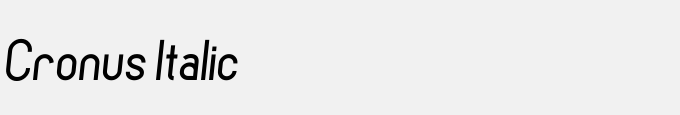 Cronus Italic