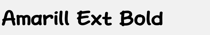 Amarill Ext Bold