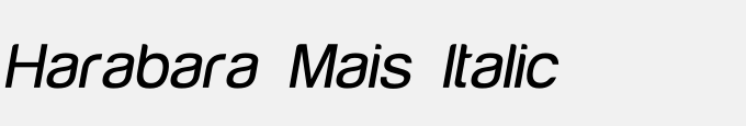 Harabara Mais Italic
