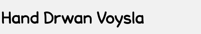 Hand Drwan Voysla