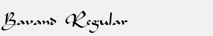Bavand Regular