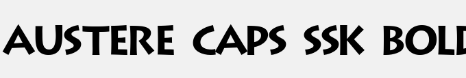 Austere Caps SSK Bold