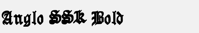 Anglo SSK Bold