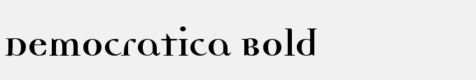 Democratica Bold