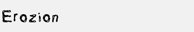Erozion