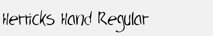 Herricks Hand Regular