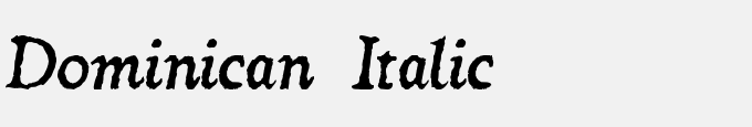 Dominican Italic