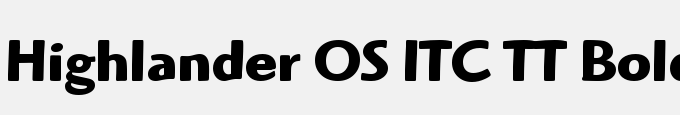 Highlander OS ITC TT Bold