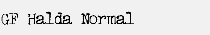 GF Halda Normal