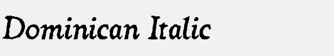 Dominican Italic