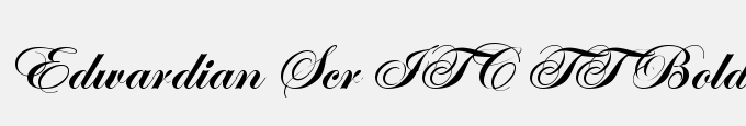 Edwardian Scr ITC TT Bold