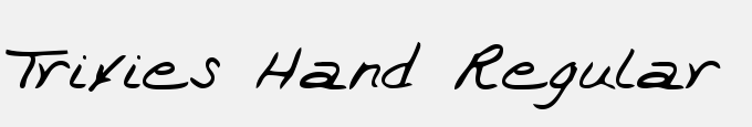 Trixies Hand Regular