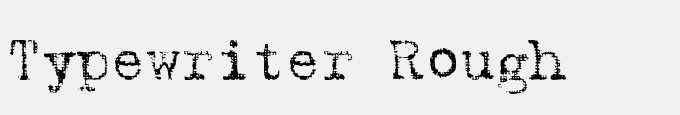 Typewriter Rough