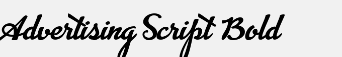 Advertising Script Bold