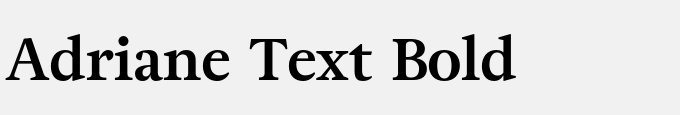Adriane Text Bold