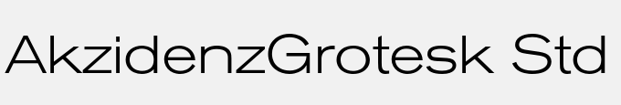 Akzidenz-Grotesk Std Light Ext