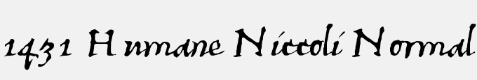 1431 Humane Niccoli Normal