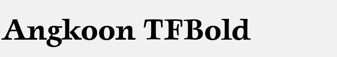Angkoon TF-Bold