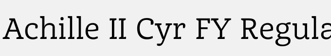 Achille II Cyr FY Regular