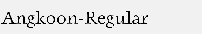 Angkoon-Regular