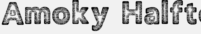 Amoky Halftone 2 Typeface