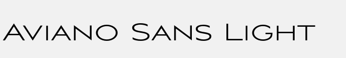 Aviano Sans Light