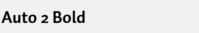 Auto 2 Bold