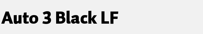 Auto 3 Black LF